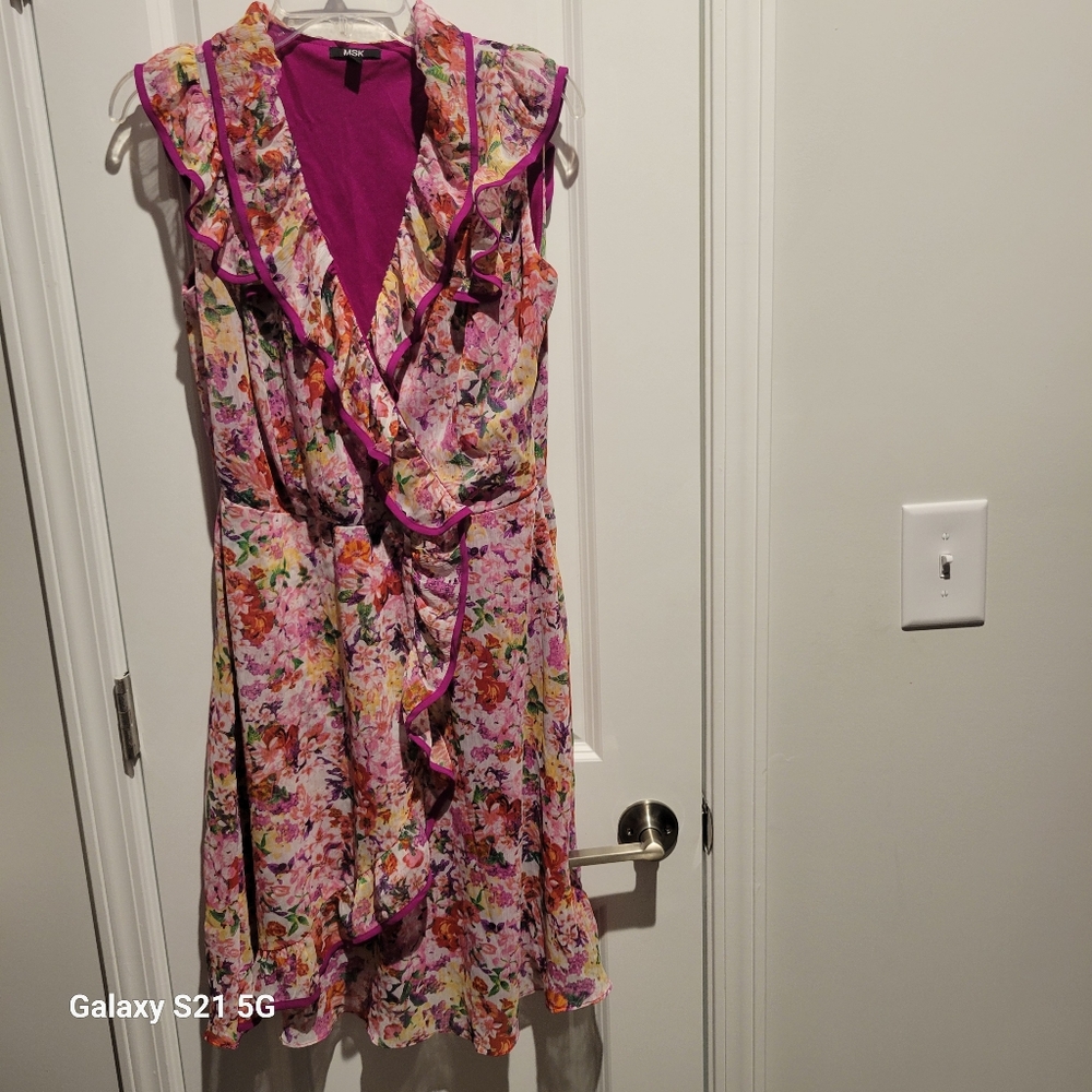MSK|Dress|Size 8|Floral